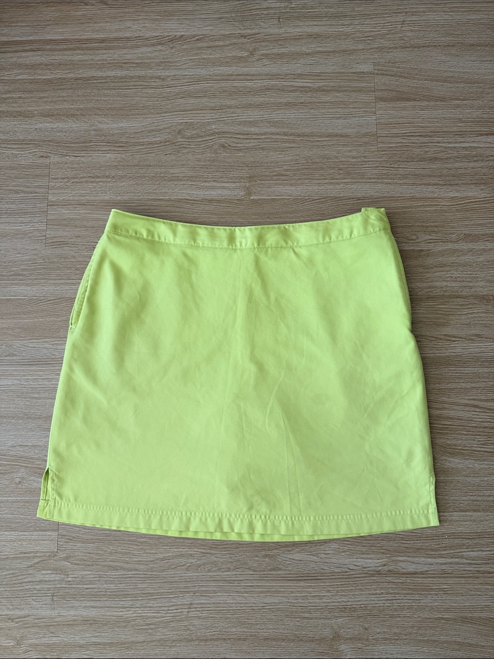 Greg Norman Collection Neon Yellow Golf Skort